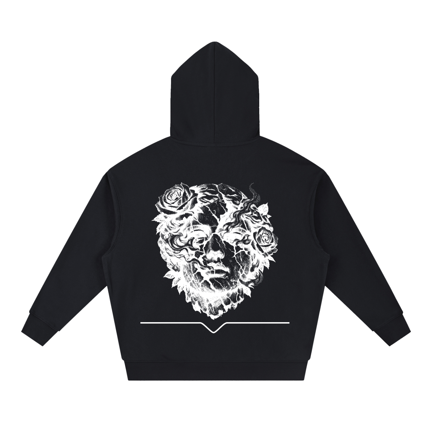 False Idols Boxy Heavyweight Drop-Shoulder Hoodie
