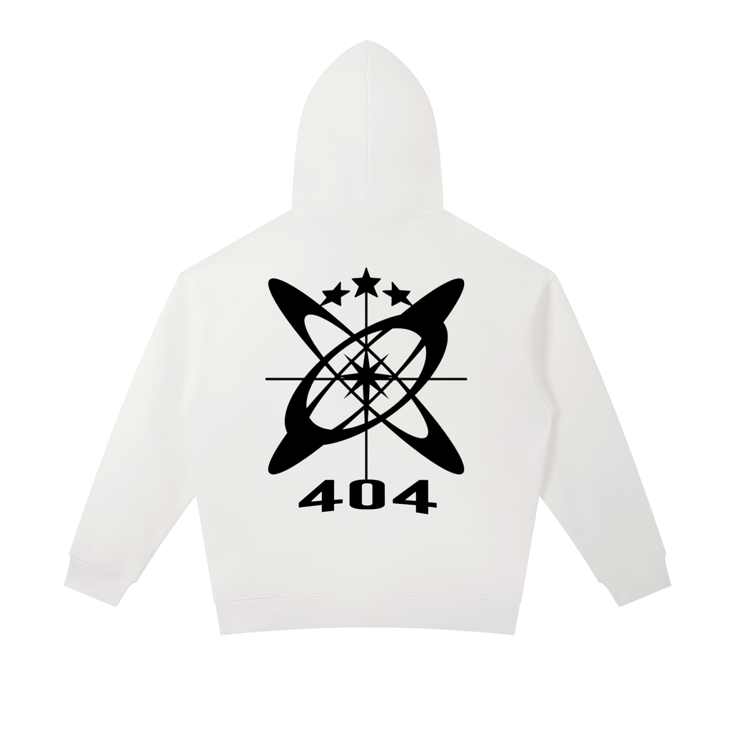 404 white Heavyweight Hoodie