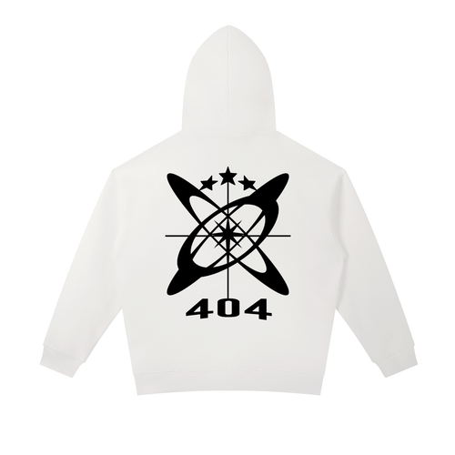 404 white Heavyweight Hoodie