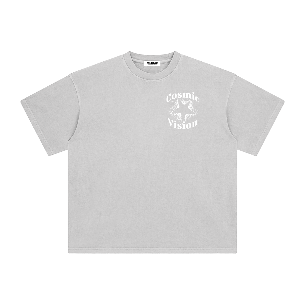 White Cosmic Vision Washed T-Shirt
