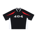 404 Oversized Color Block V-Neck T-Shirt