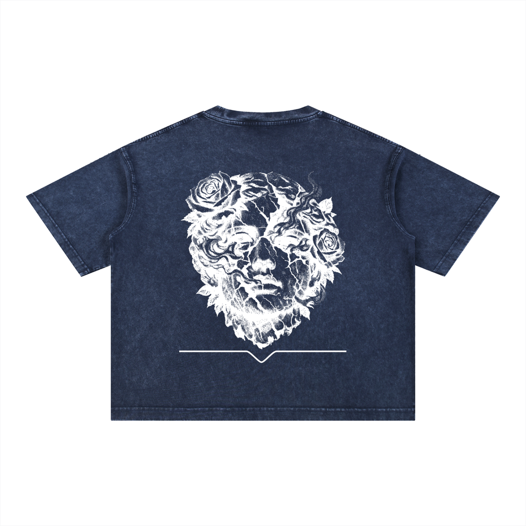 White False Idols Wash Boxy Cotton T-Shirt