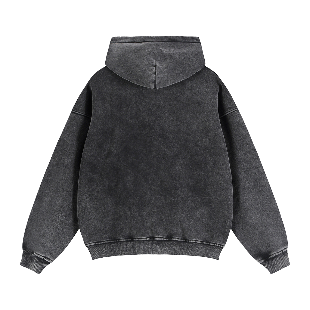 Zip-Through Boxy Fleece Hoodie