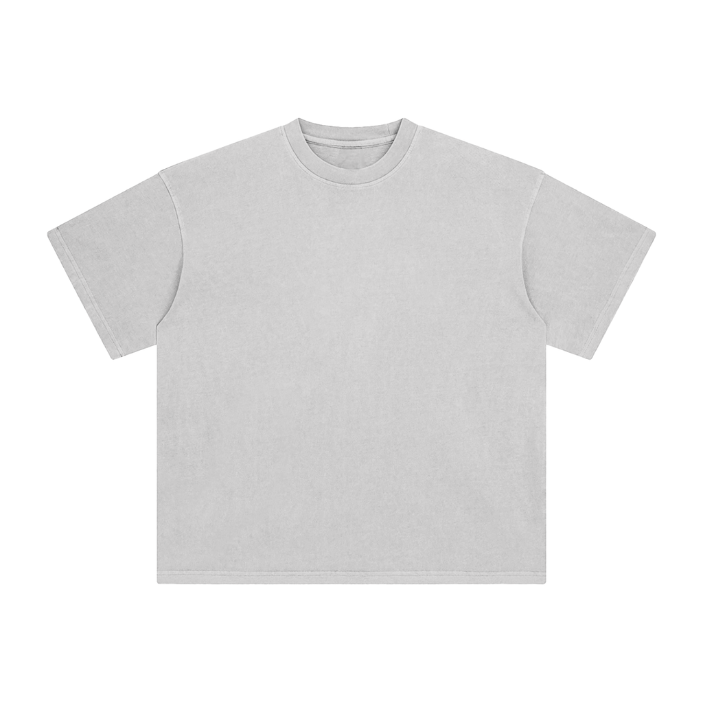 White Cosmic Vision Enzyme Washed T-Shirt