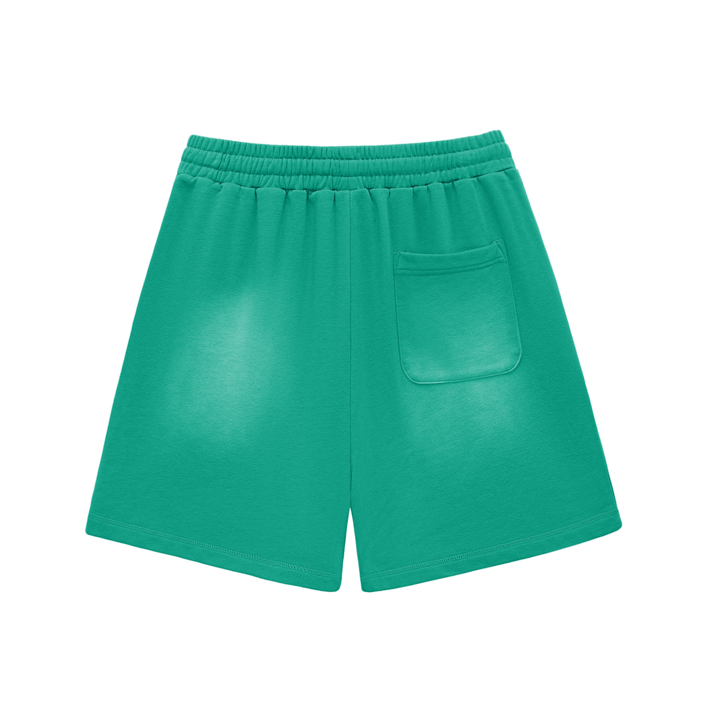 False Idols Sun Fade Raw Edge Cotton Shorts