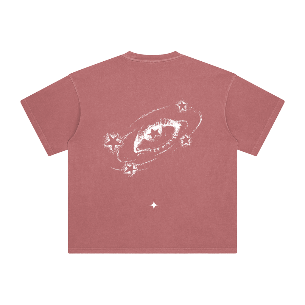 White Cosmic Vision Washed T-Shirt