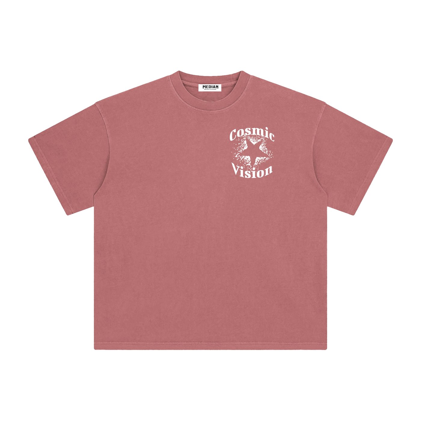 White Cosmic Vision Washed T-Shirt