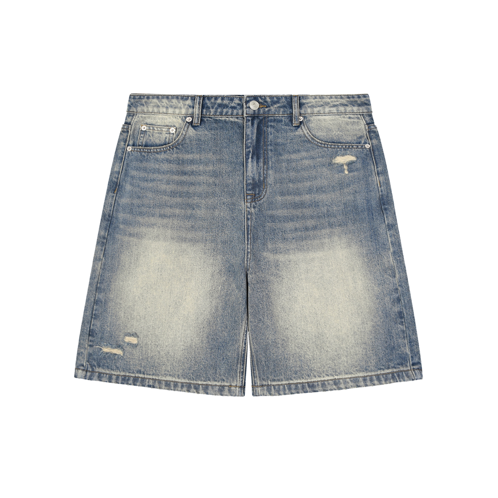 Faded  Baggy Denim Jorts