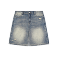 Faded  Baggy Denim Jorts