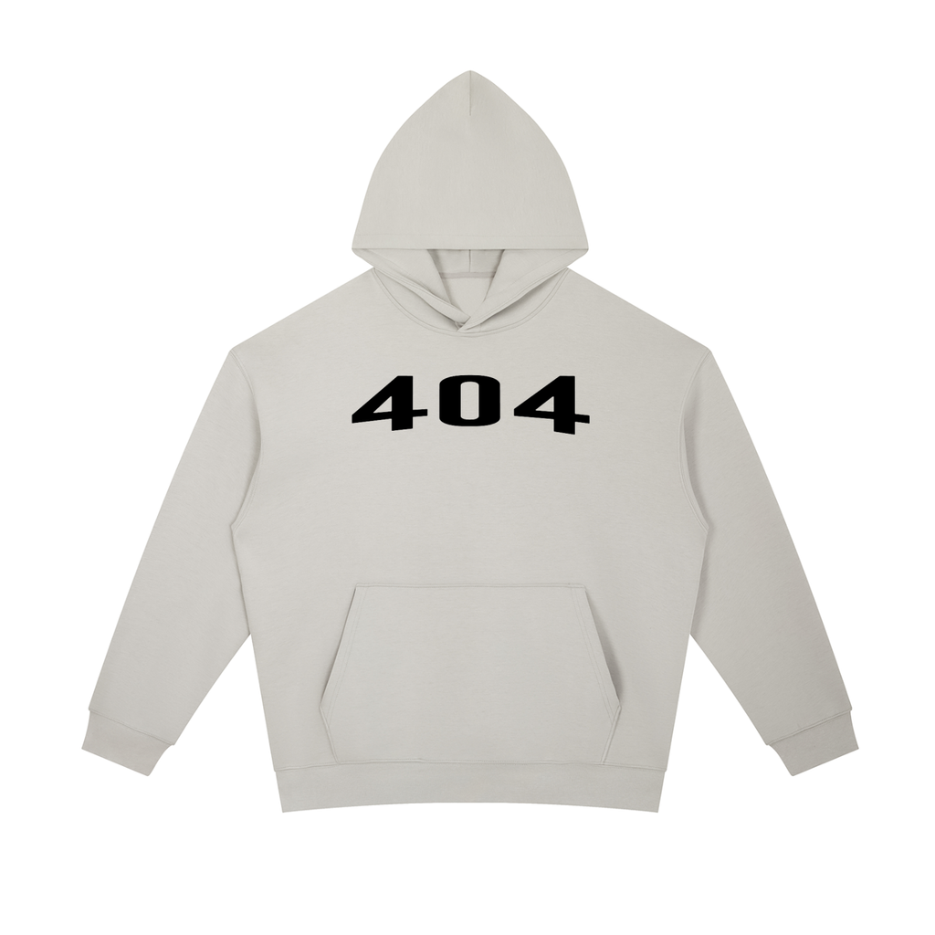 404 white Heavyweight Hoodie
