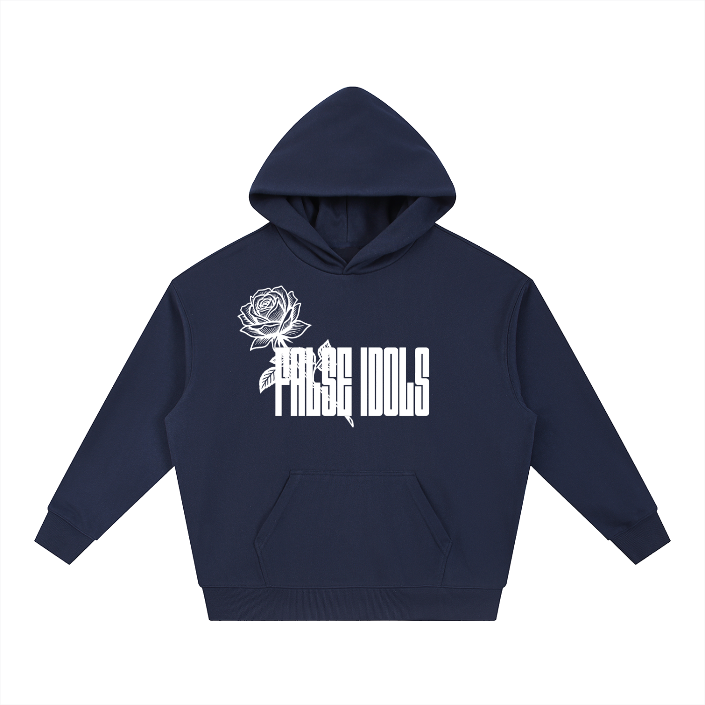 False Idols Boxy Heavyweight Drop-Shoulder Hoodie