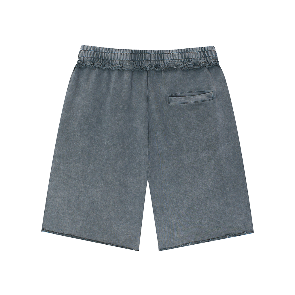 My Pride Mineral Wash Raw Edge Shorts