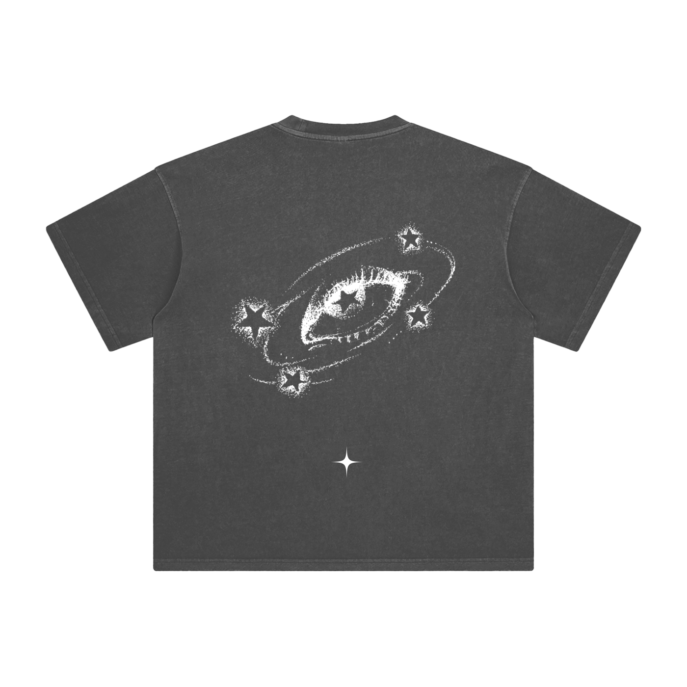 White Cosmic Vision Washed T-Shirt