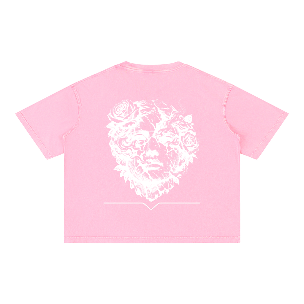 White False Idols Wash Boxy Cotton T-Shirt