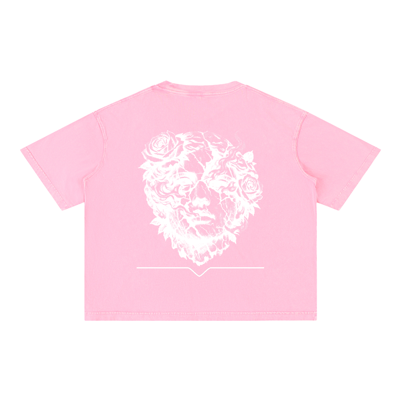 White False Idols Wash Boxy Cotton T-Shirt
