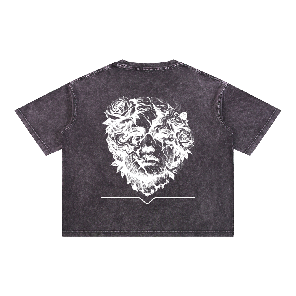 White False Idols Wash Boxy Cotton T-Shirt