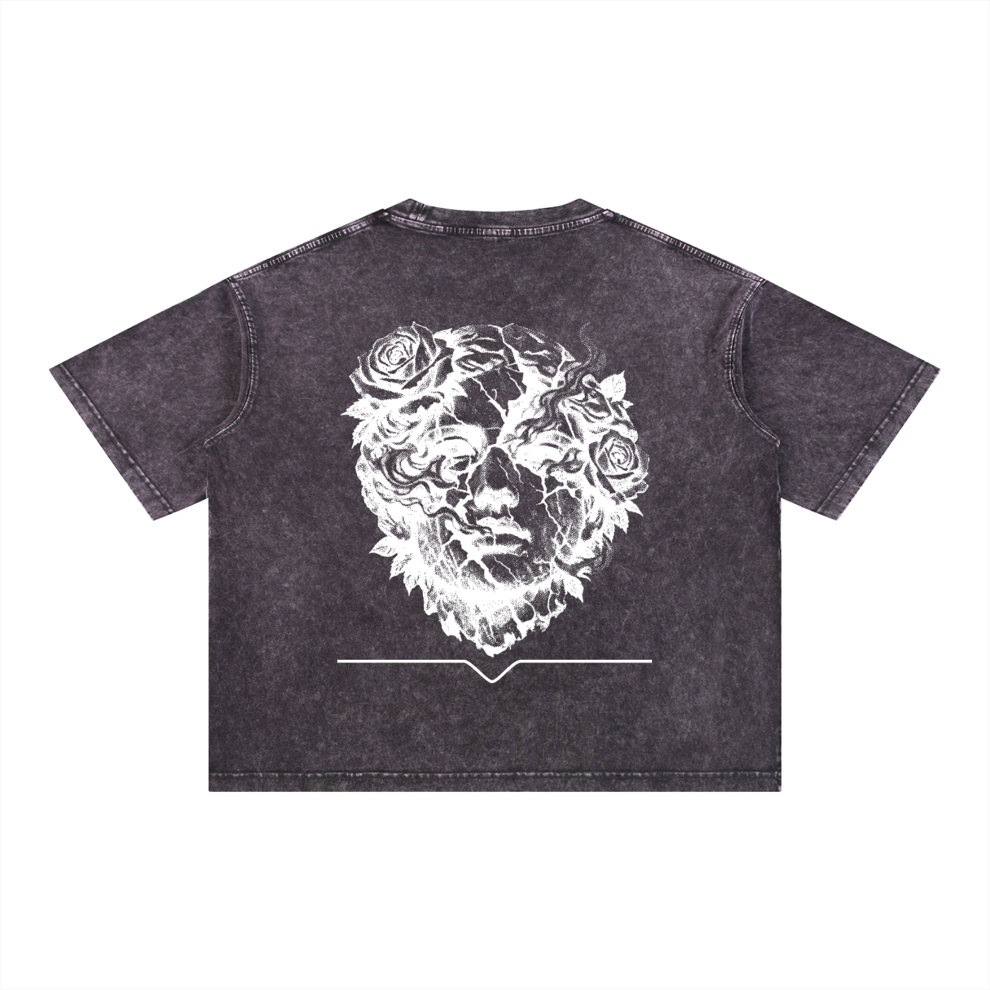 White False Idols Wash Boxy Cotton T-Shirt