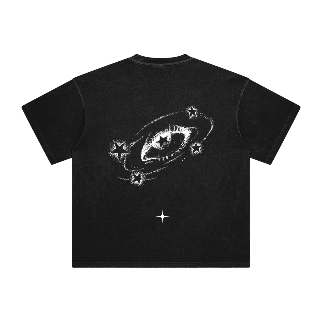 White Cosmic Vision Washed T-Shirt