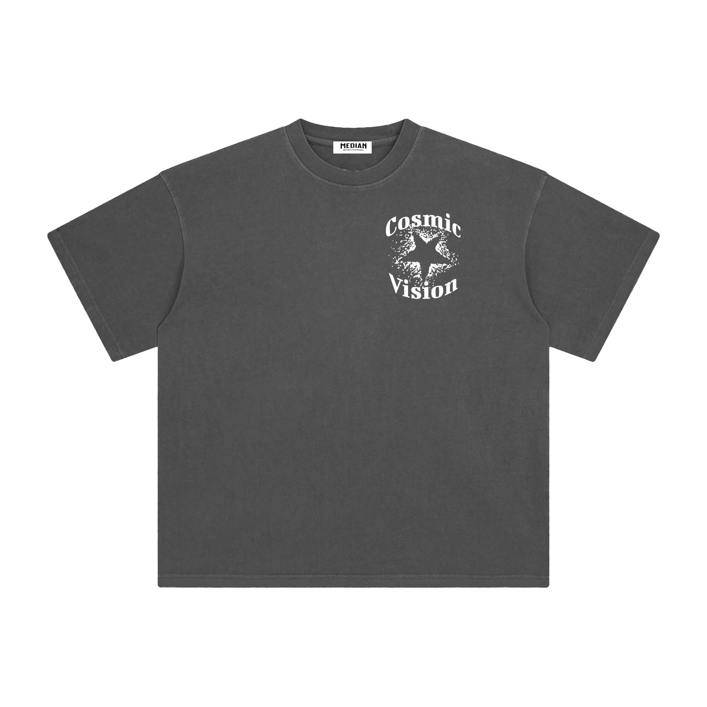 White Cosmic Vision Washed T-Shirt