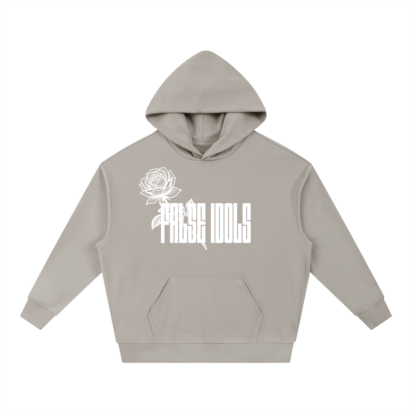 False Idols Boxy Heavyweight Drop-Shoulder Hoodie
