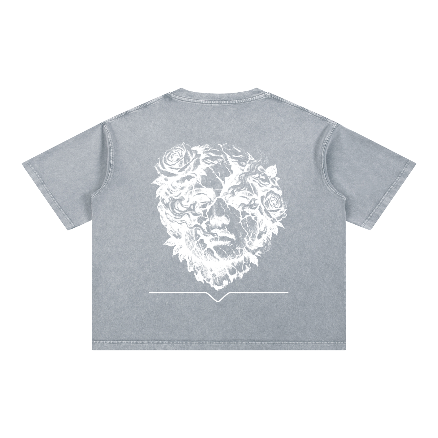 White False Idols Wash Boxy Cotton T-Shirt
