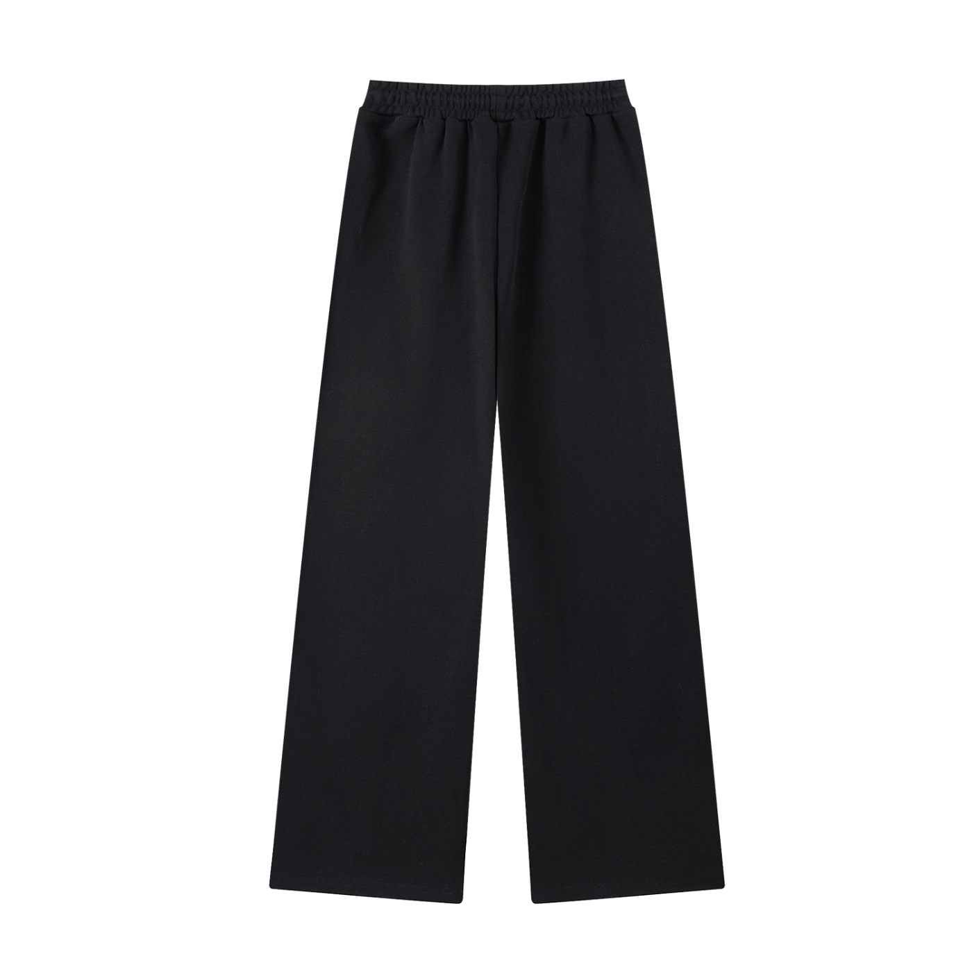 404 Black Straight-Leg Baggy Sweatpants