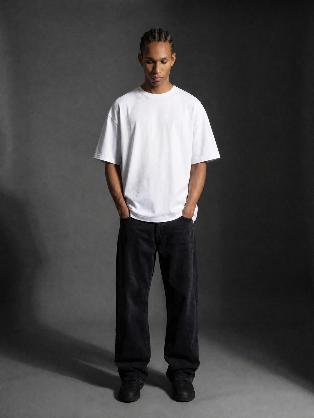 Chaotic Mineral Wash Boxy Cotton T-Shirt