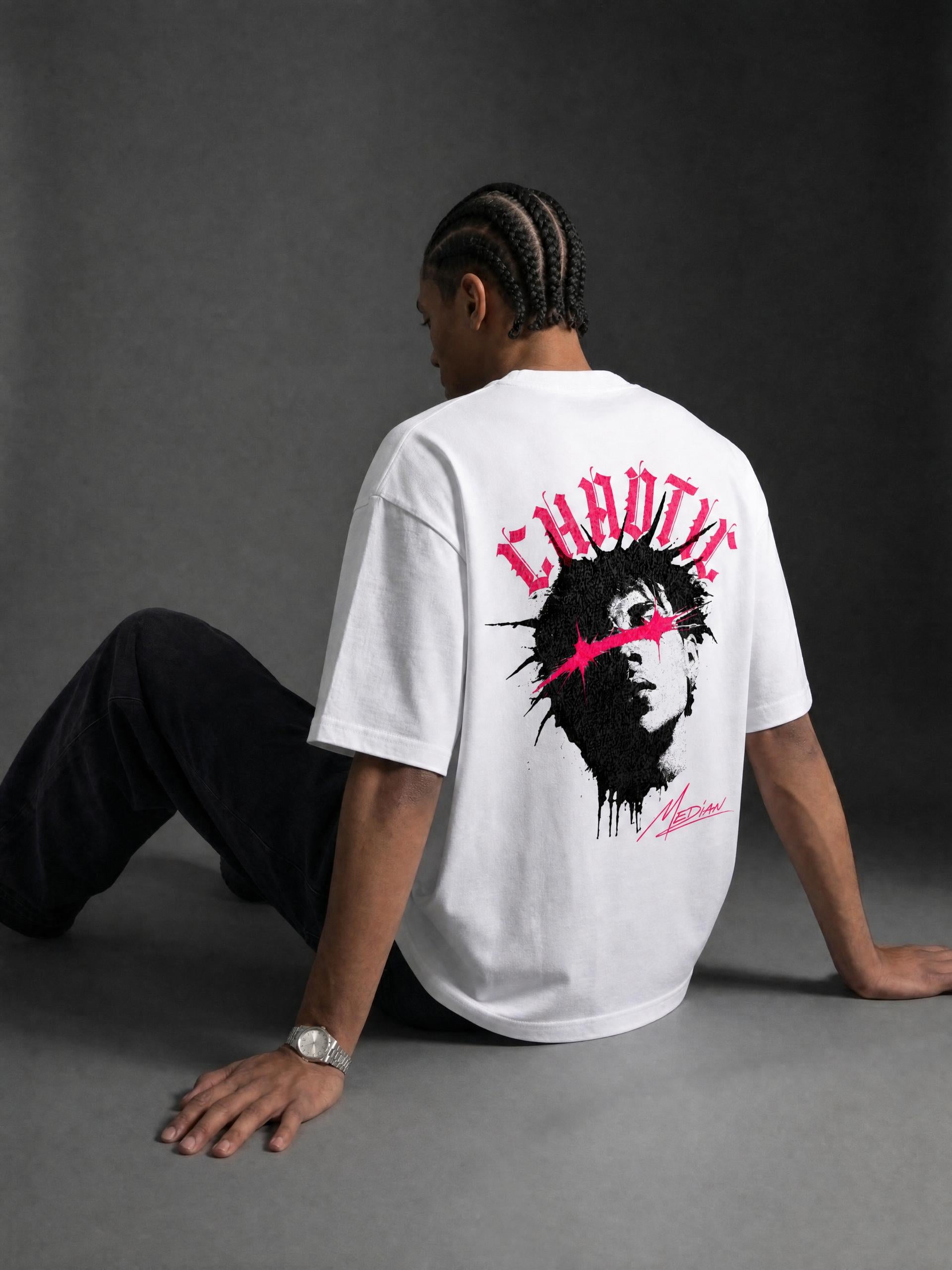 Chaotic Wash Boxy Cotton T-Shirt