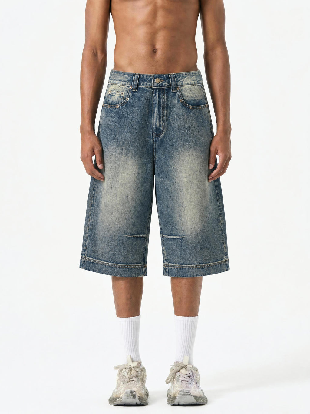 Vintage Wash Baggy Jorts