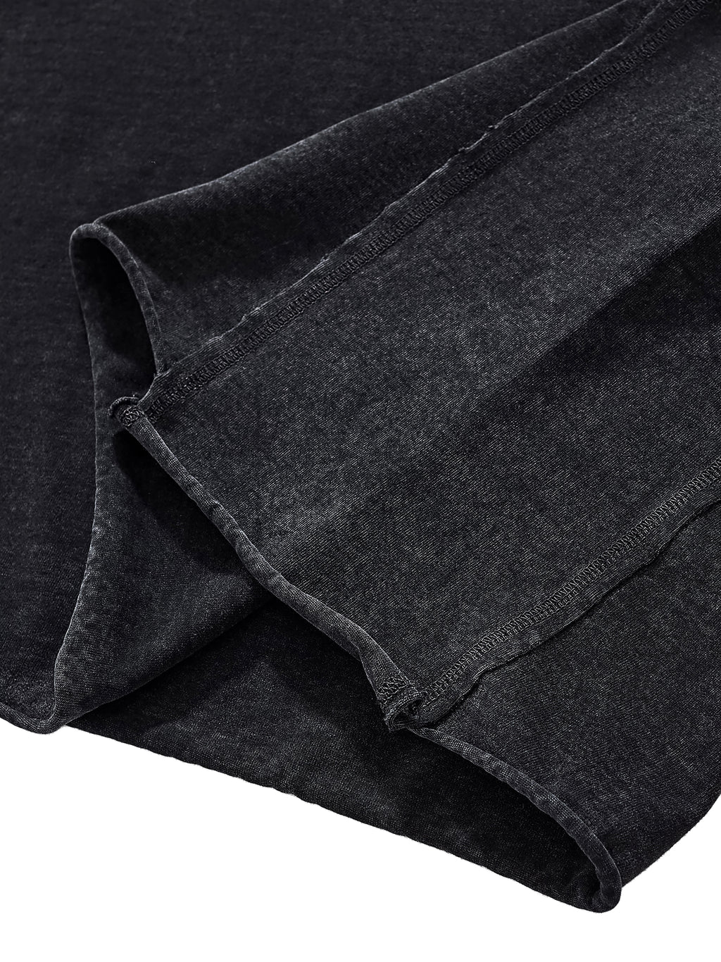 Median Special Raw Edge Snow Washed Boxy T-Shirt