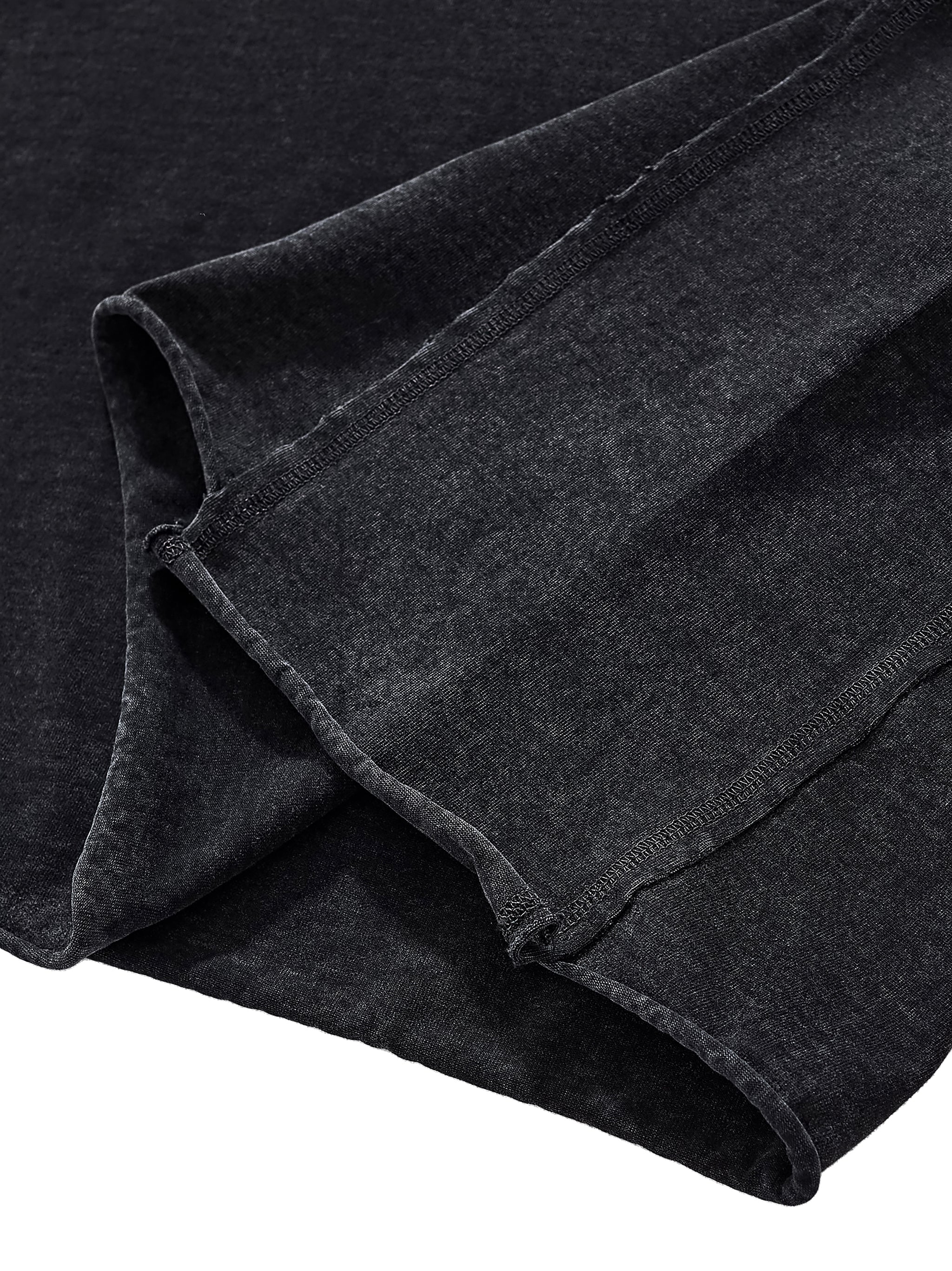 Median Special Raw Edge Snow Washed Boxy T-Shirt