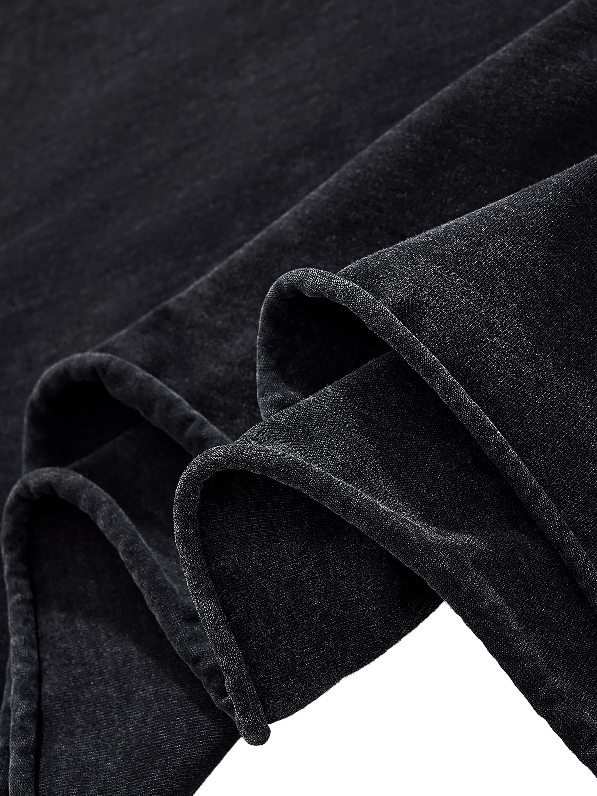 Median Special Raw Edge Snow Washed Boxy T-Shirt